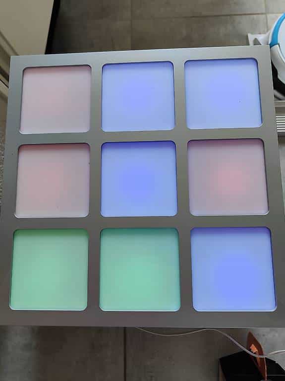 Déco murale avec lumière