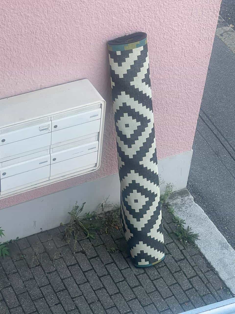 Teppich mit geometrischem Muster