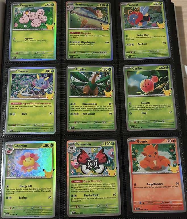 Cartes pokémons 25 ans ! 1