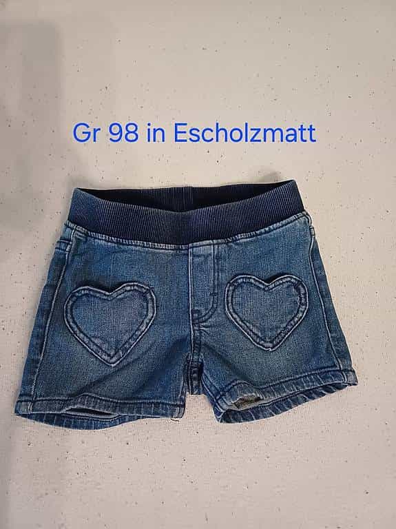 Jeans Shorts Gr 98 kurze Hose