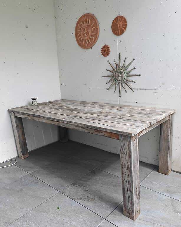 Tisch Teakholz massiv gratis