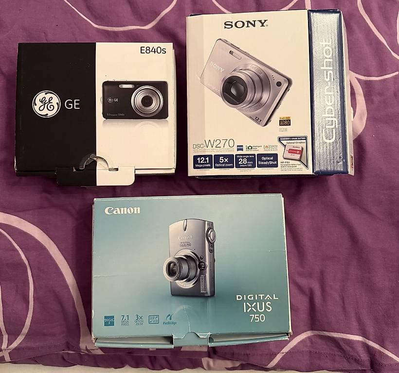 Zu verschenken 3 Digitalkameras