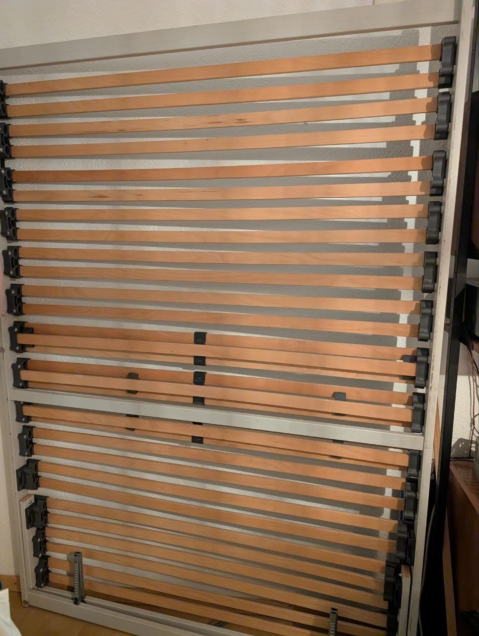 Lattenrost 1.40m mit verstellbarem Kopfteil