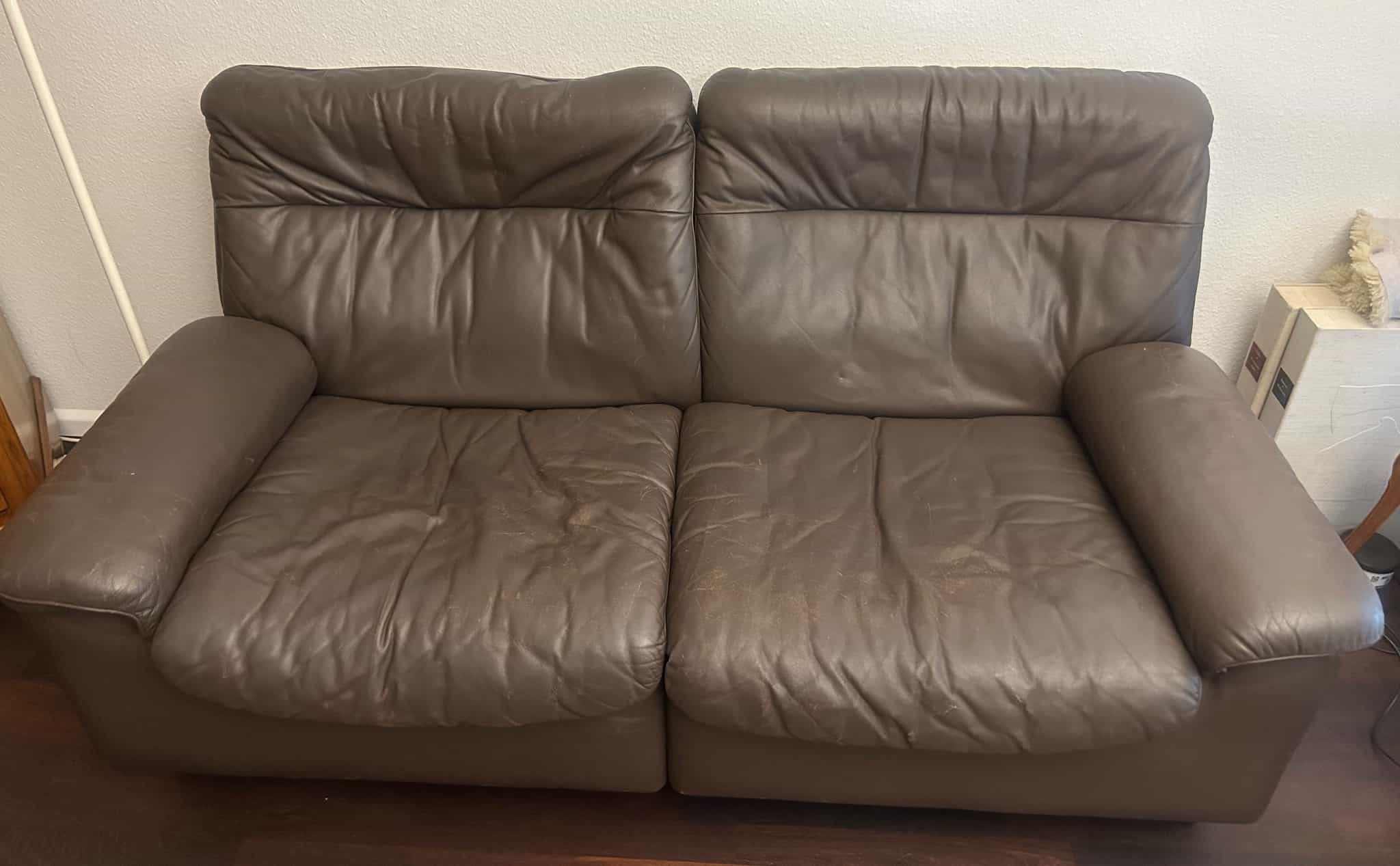 Echt-Ledersofa de SEDE, sofort abholen