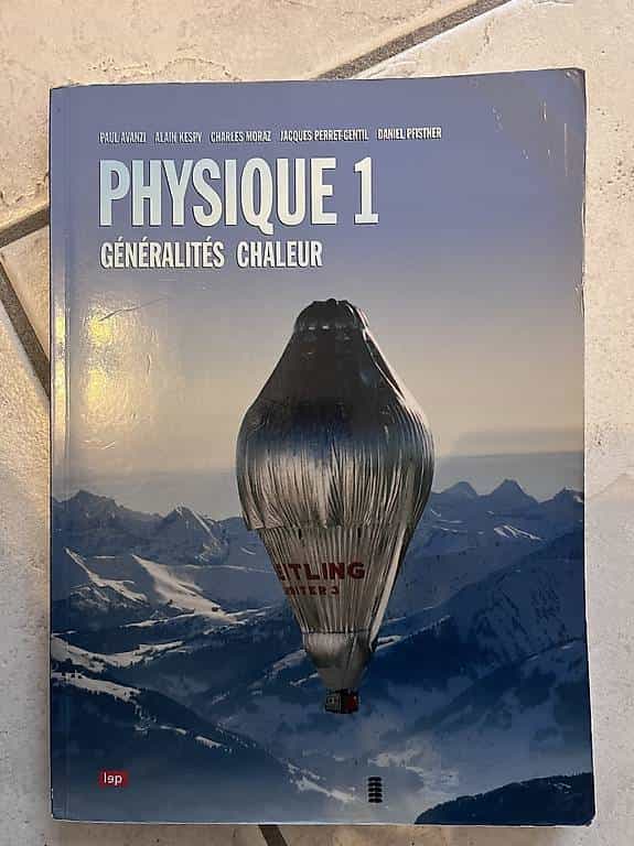 Physique 1 Généralités chaleur