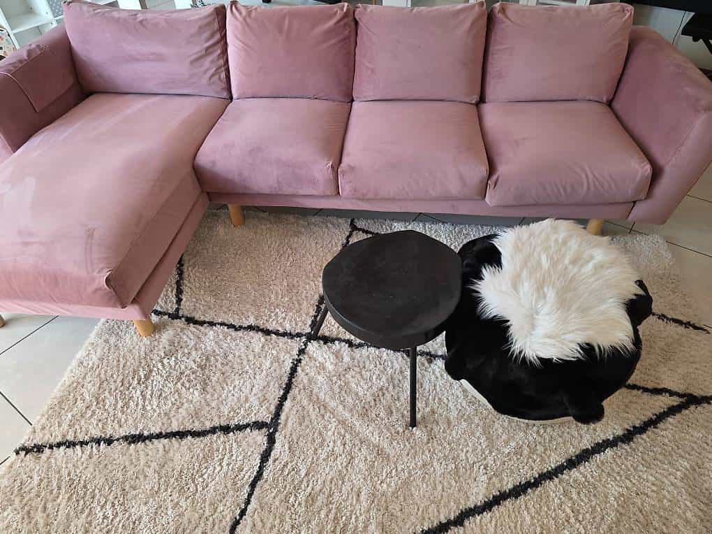 Gepflegtes, 4er Sofa Norsborg Ikea Samt / altrosa