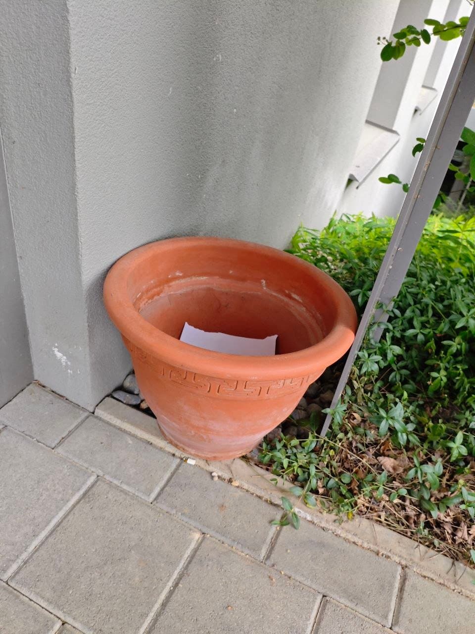 Großer Terracotta-Topf