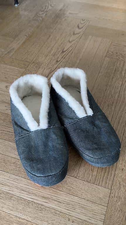 Pantoufles ou chaussons très chaud en mouton