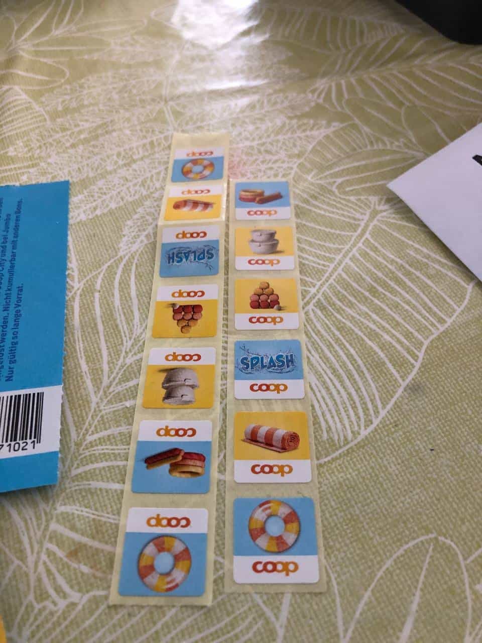 Coop Lernkarten zu verschenken