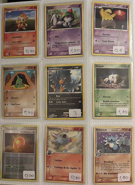 Anciennes cartes pokémons 2