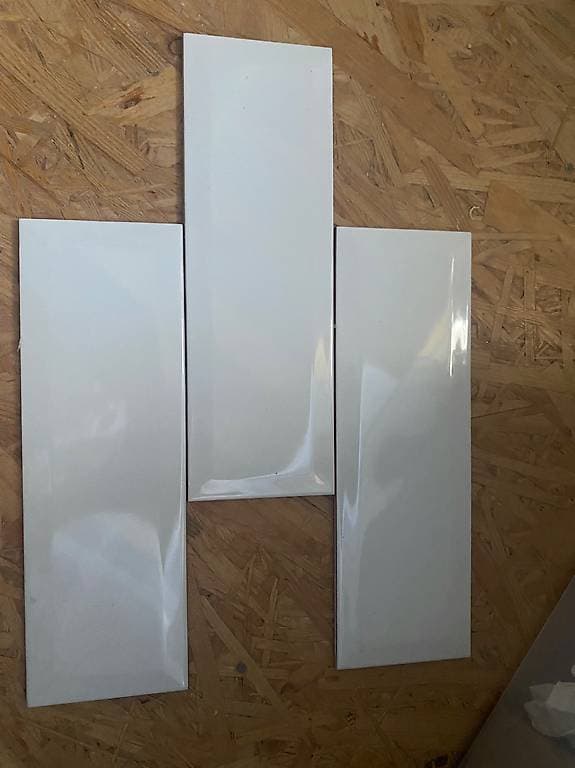 Metrofliesen weiss 10x30 für ca. 3,5 - 4m2