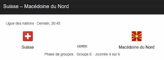1 billet à donner pour le match de l'équipe de Suisse