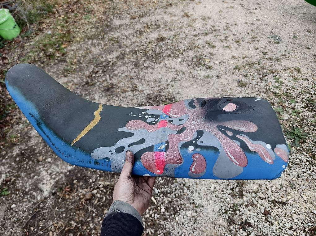 A DONNER Selle rabaissée Kawasaki KMX 125