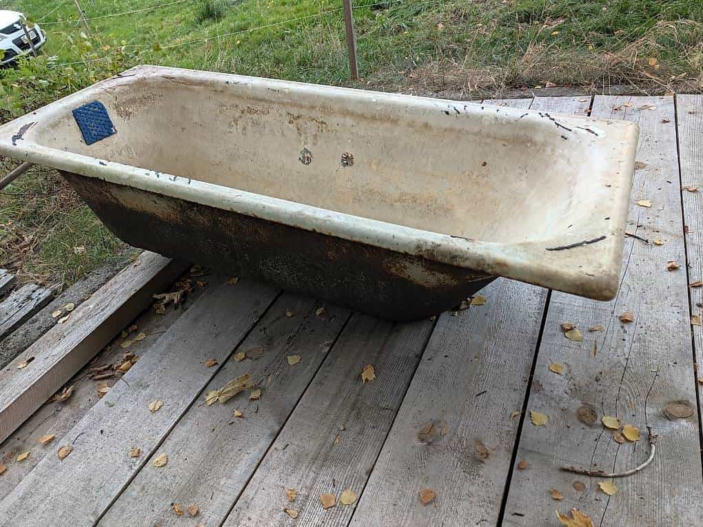 Badewanne alt