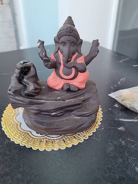 Ganesh Wasserfall-Räuchergefäss neu und OVP
