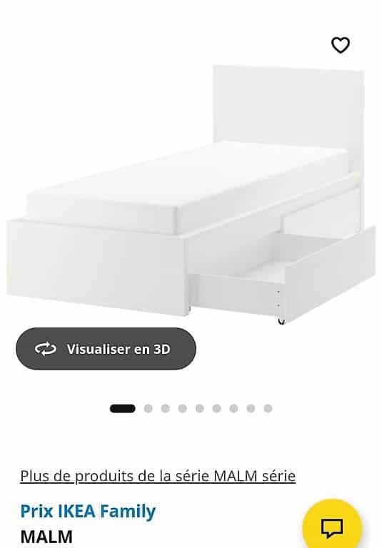 Cadre de lit MALM
