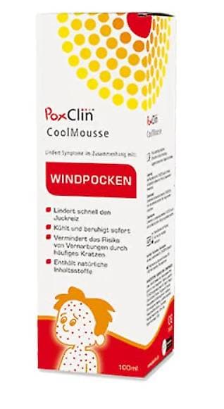 PoxClin CoolMousse démangeaisons/cicatrices (varicelle) !