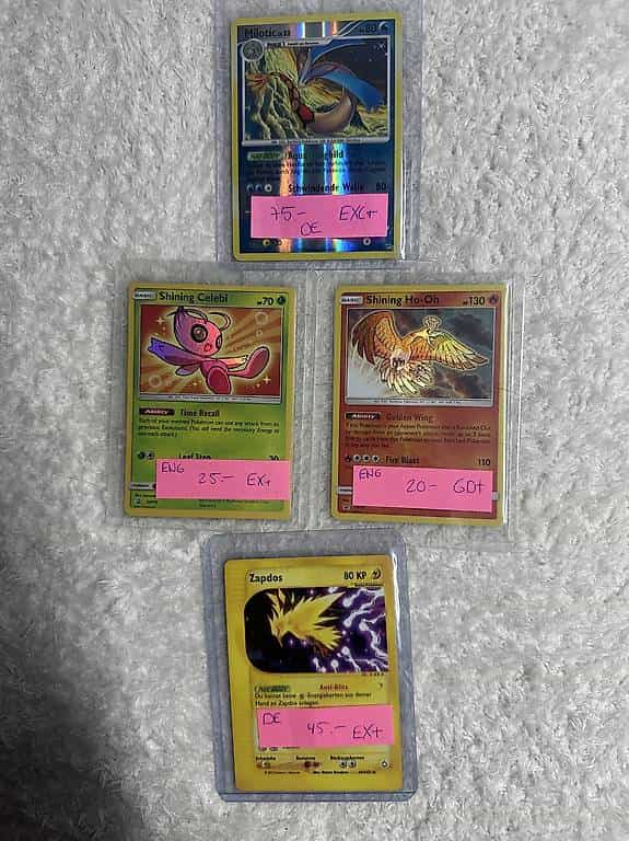 Lot Pokémon DE/ENG
