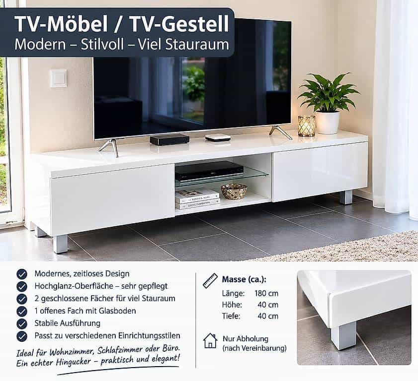 Modernes TV-Möbel - zur Abholung
