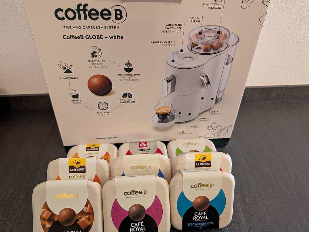 NEUE Coffee B Kaffeemaschine mit Gratis-Kaffee