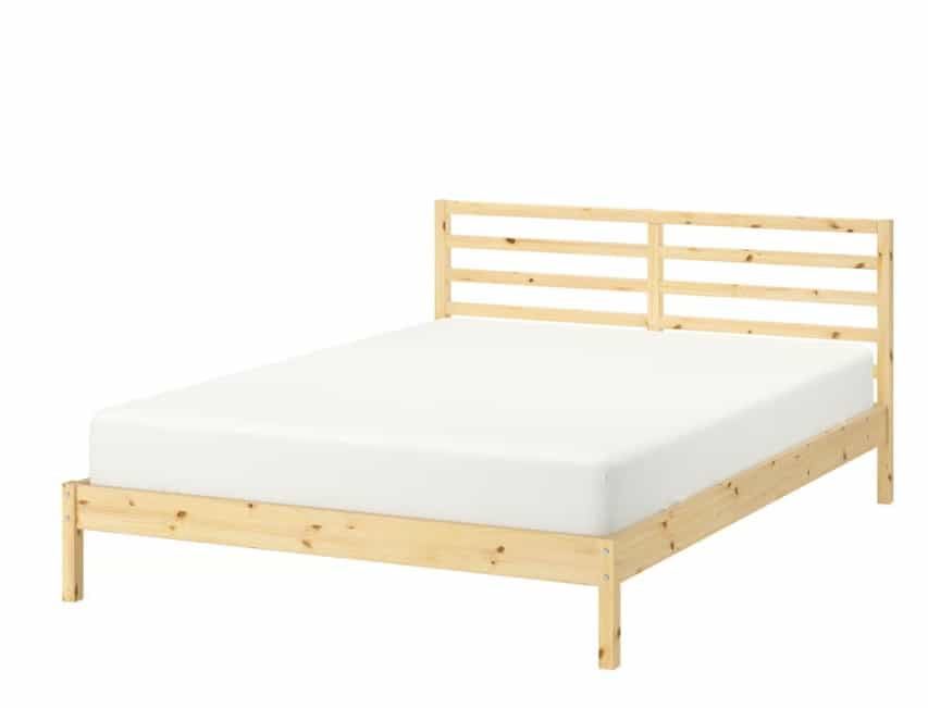Lit IKEA Tarva, bois naturel 140 cm , 2 lits et 1 matelas & bibliothèque ikea