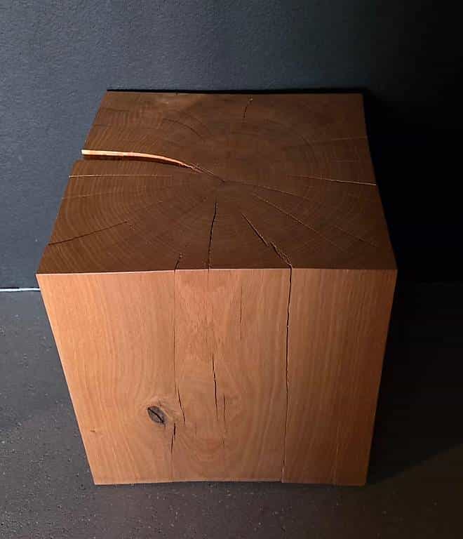 Hocker Holzwürfel