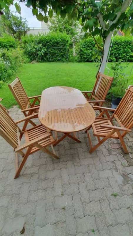 Gartenmöbel Holz-Set