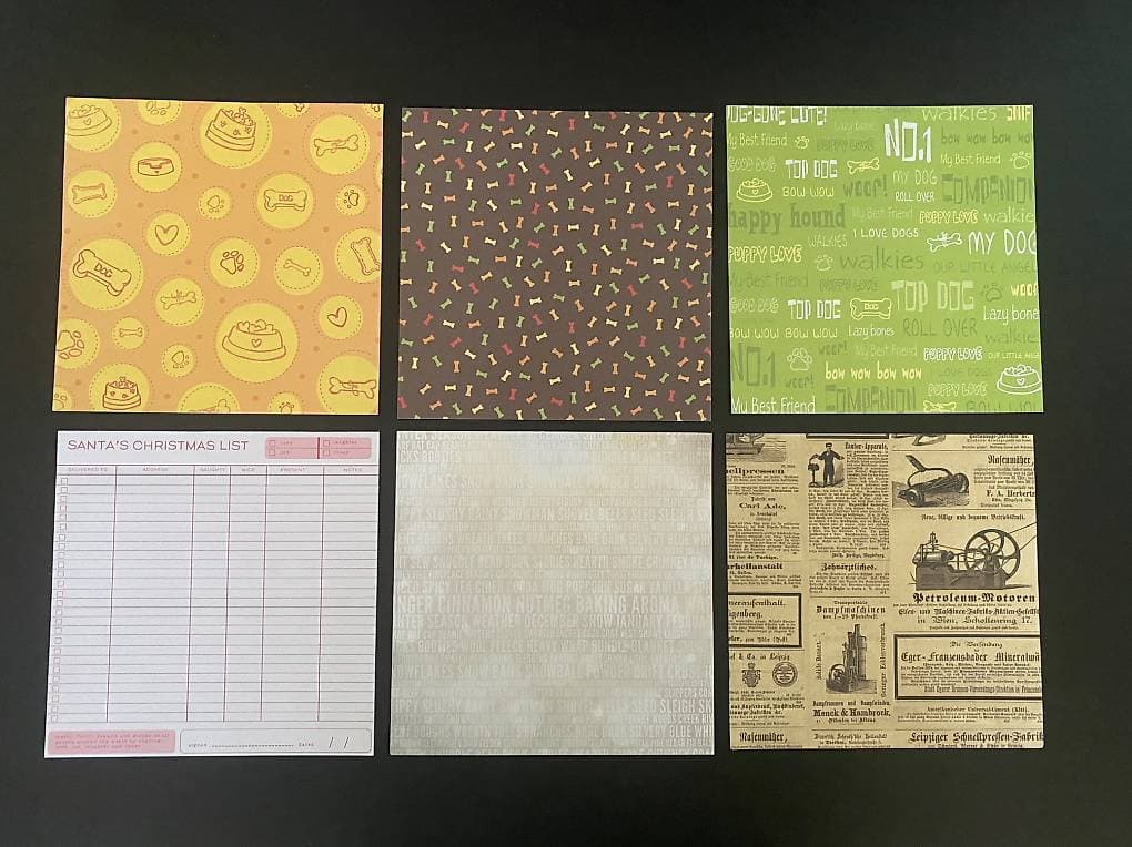 Papiers scrapbooking