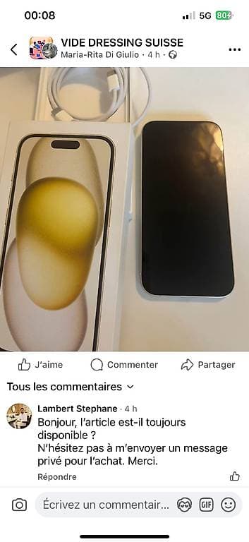 Téléphone neuf à vendre