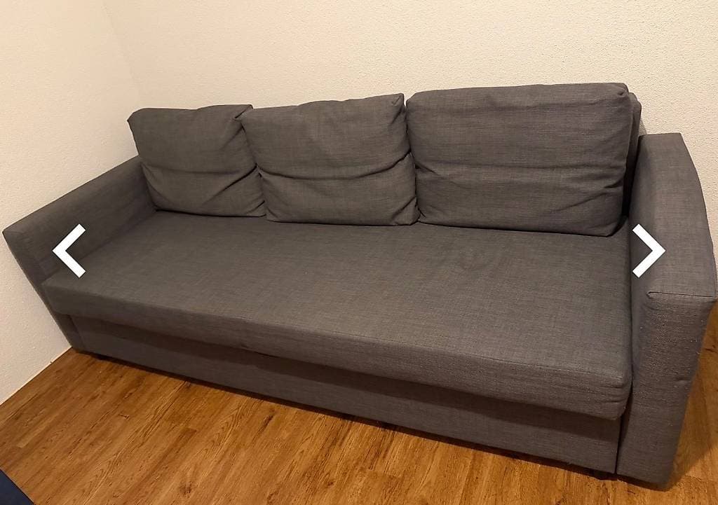 Ikea Sofa dunkelgrau mit Bettfunktion