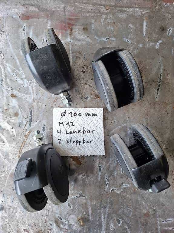 Möbelrollen Rittal gebraucht