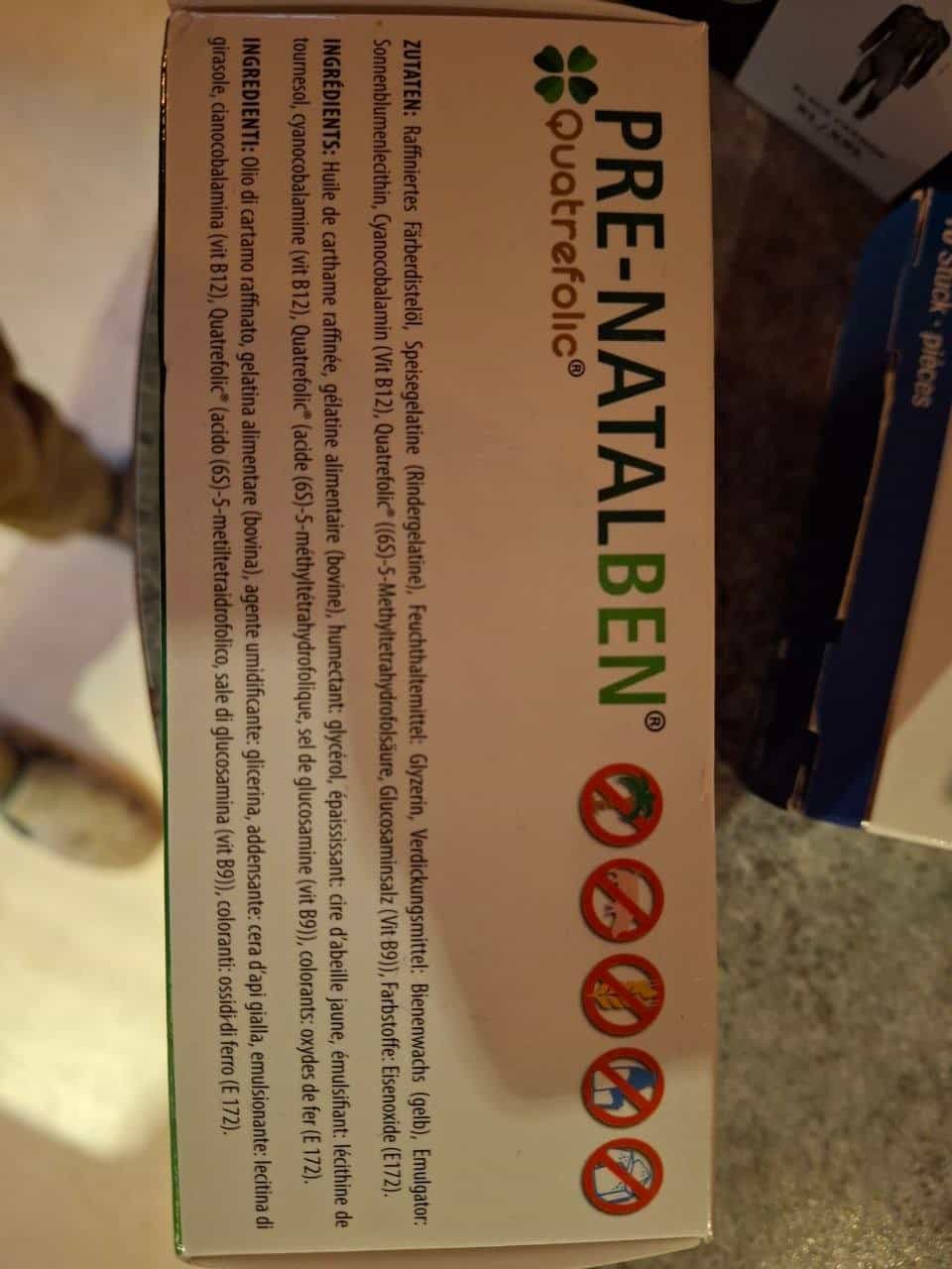 Pre-Natalben Quatrefolic Nahrungsergänzungsmittel
