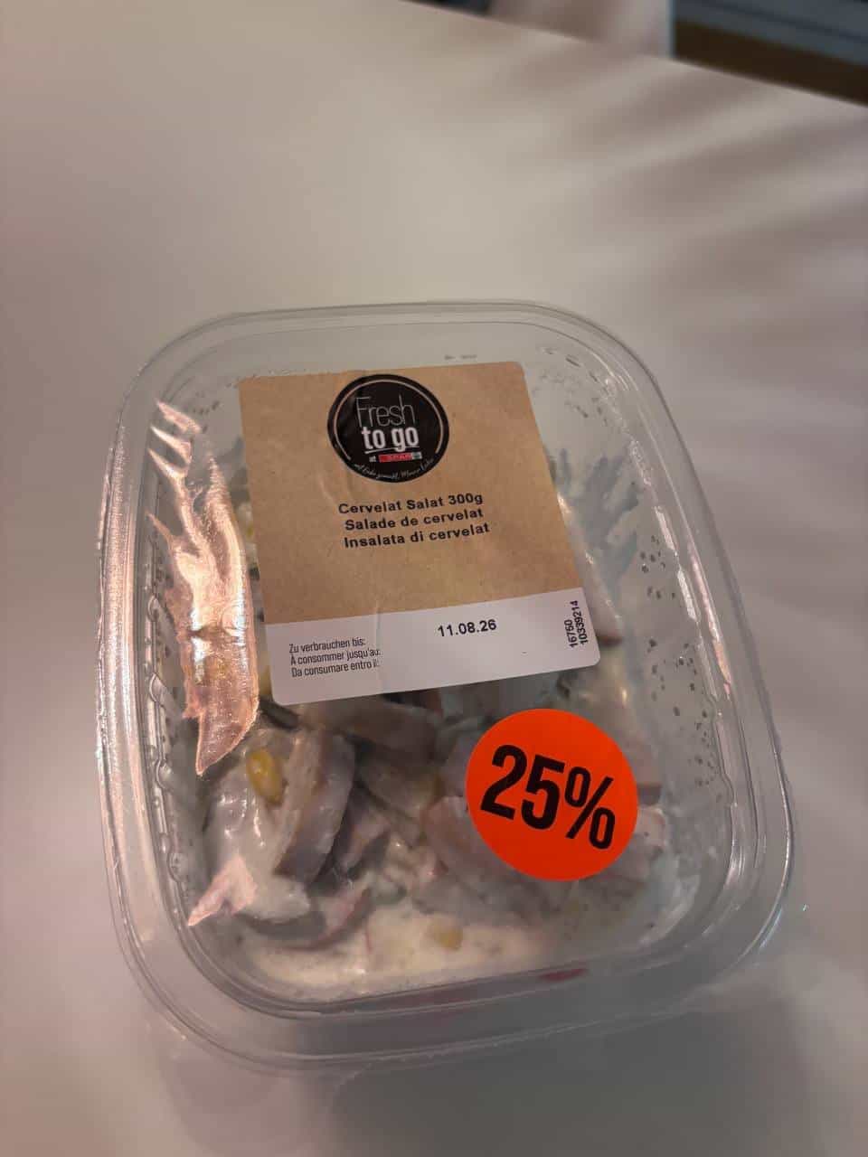 3x Cervelat Salat zu verschenken