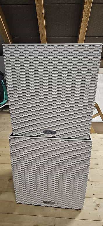 Lechuza Pflanzentopf 38x38 cm weiss