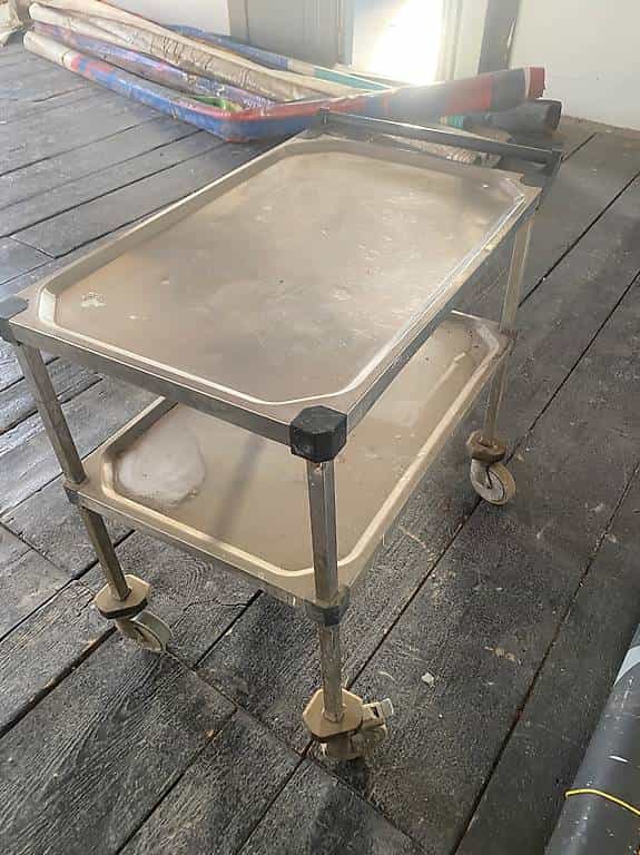 Table roulante inox
