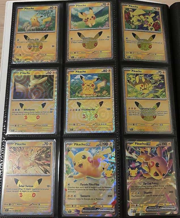 Cartes pokémons 25 ans ! 2