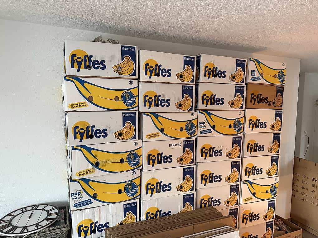 Bananenschachteln GRATIS 36 Stück