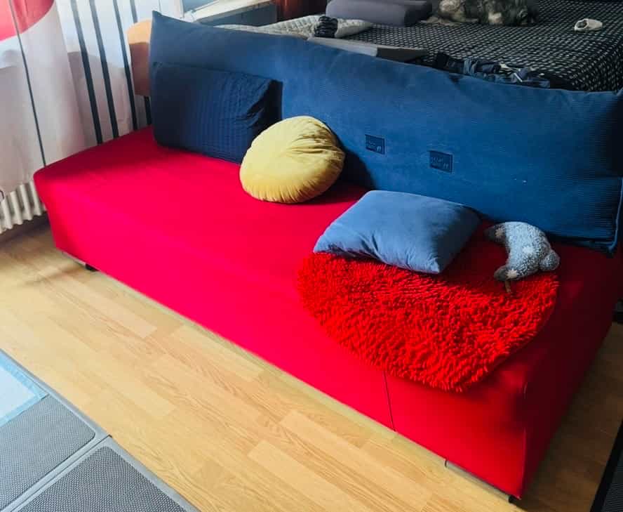 Sofa rot, Dreisitzer
