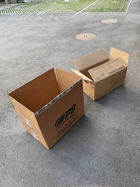 Cartons déménagement