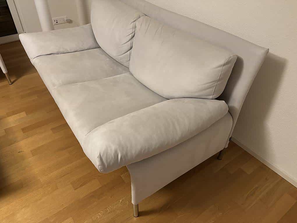 Sofa, hellgrau