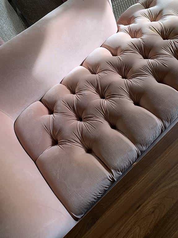 Gesteppte Chaiselongue