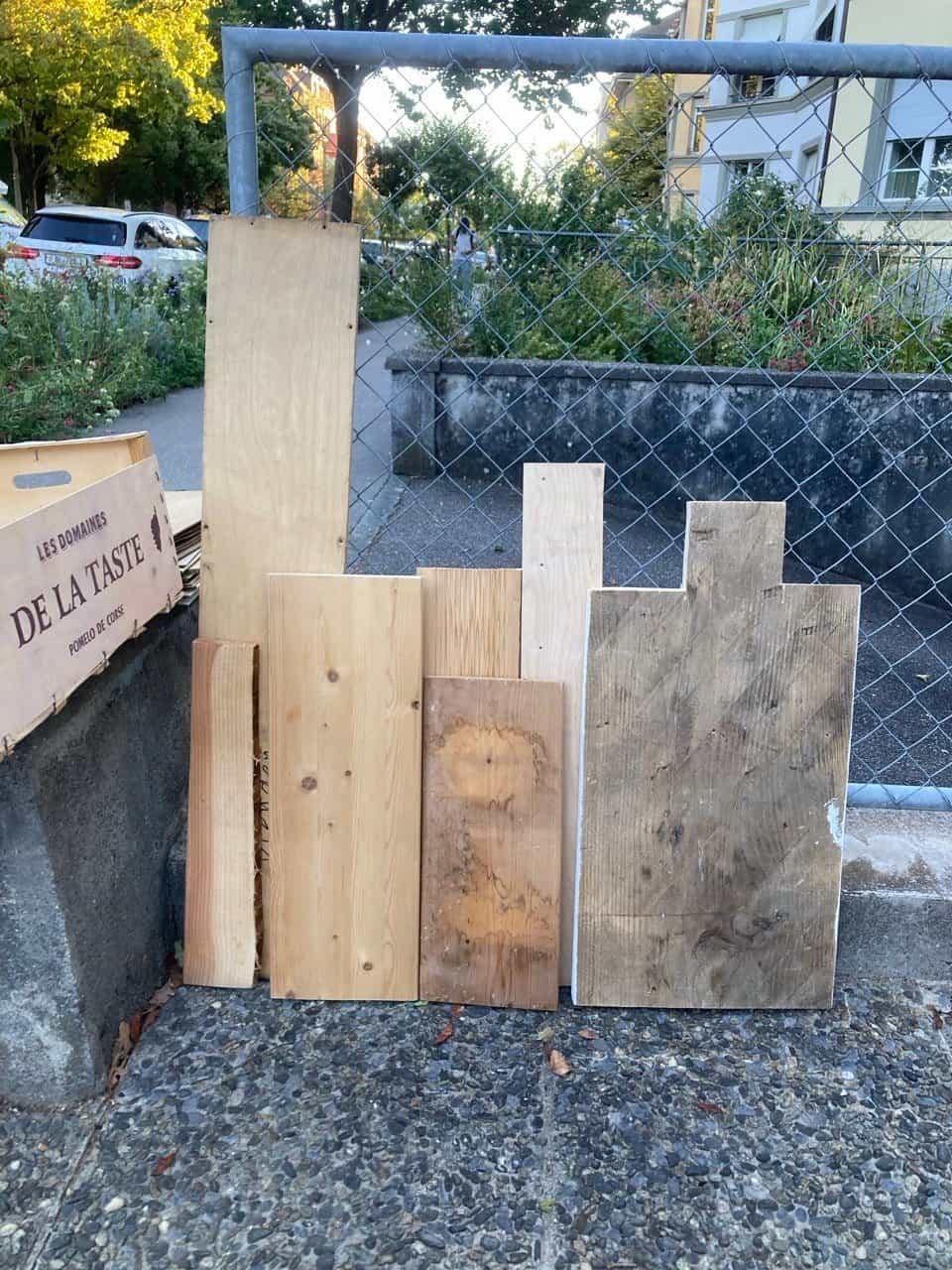 Holzbretter zum Verschenken