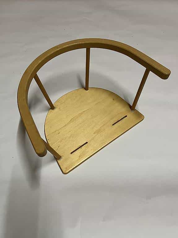 Kindersitz für Holzschlitten
