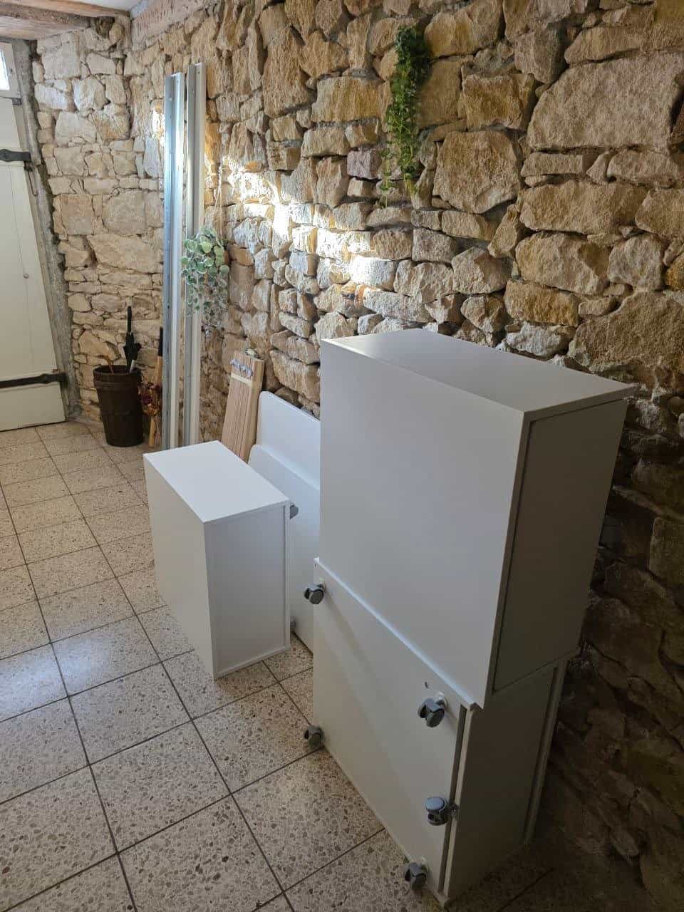IKEA Bett 90er mit Rollschubladen