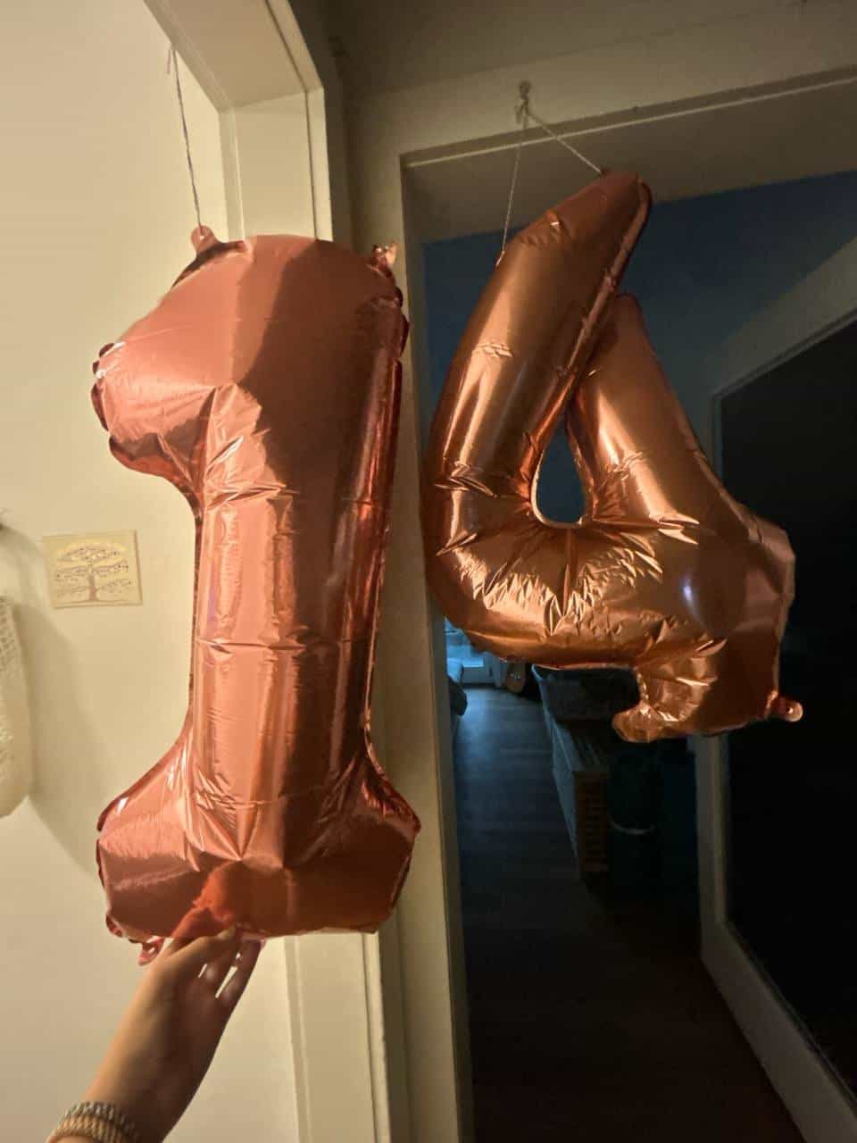 14 Luftballons zu verschenken