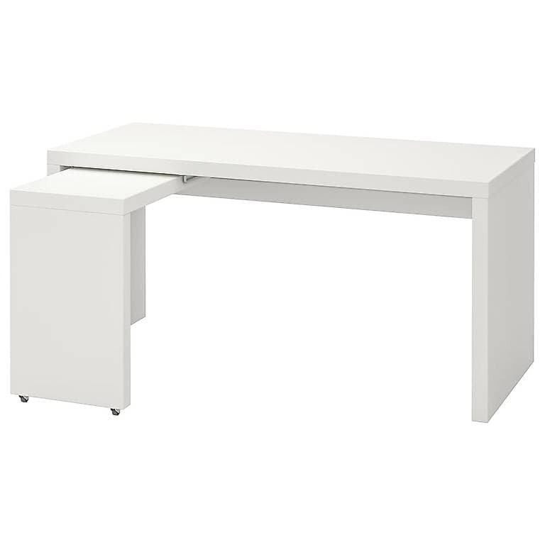IKEA MALM Schreibtisch Dunkelbraun