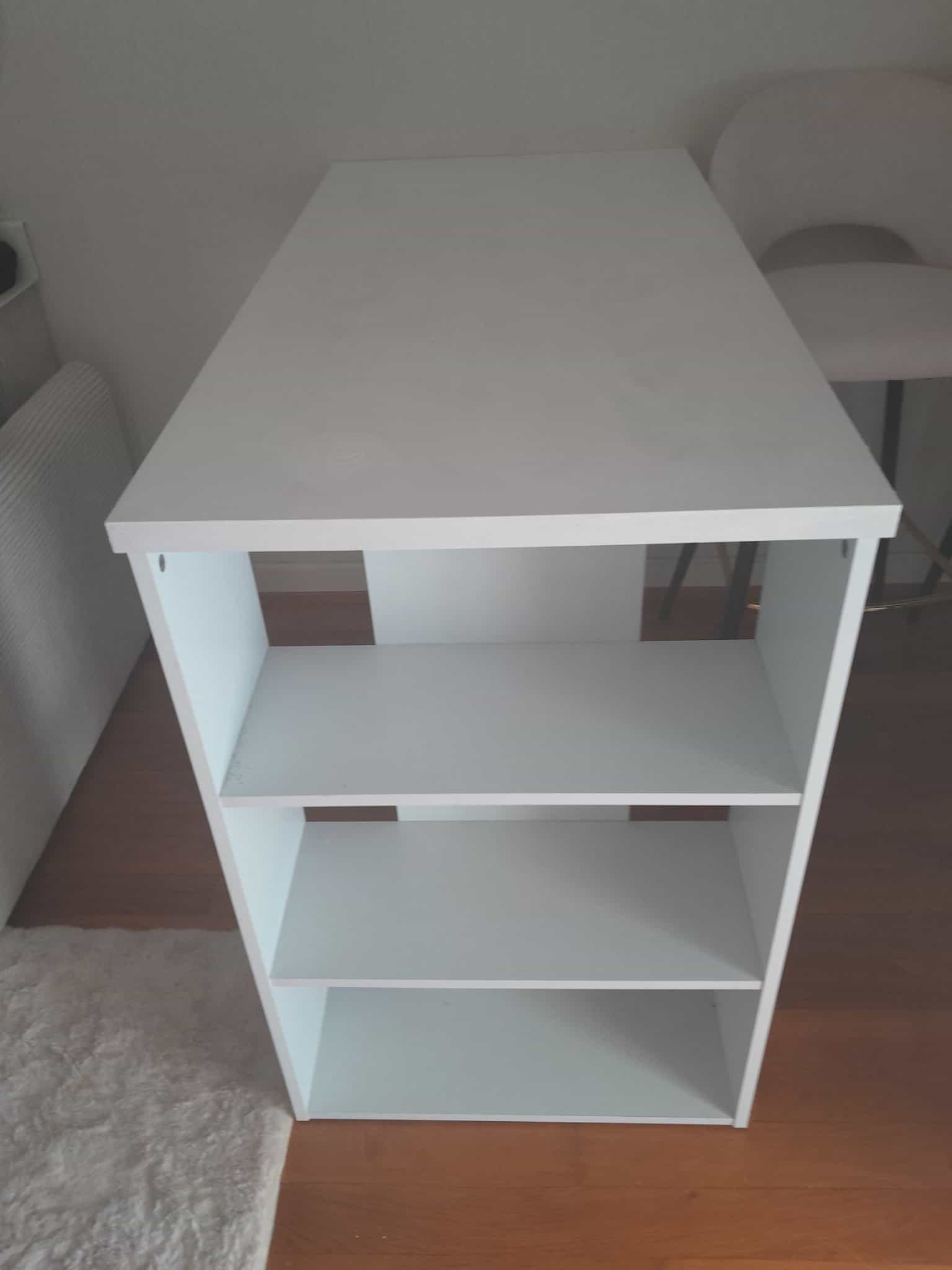 Étagère blanche 4 niveaux