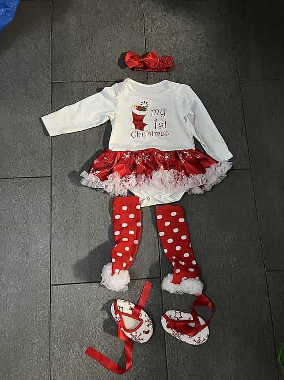 Abito Natale bimba 1 anno