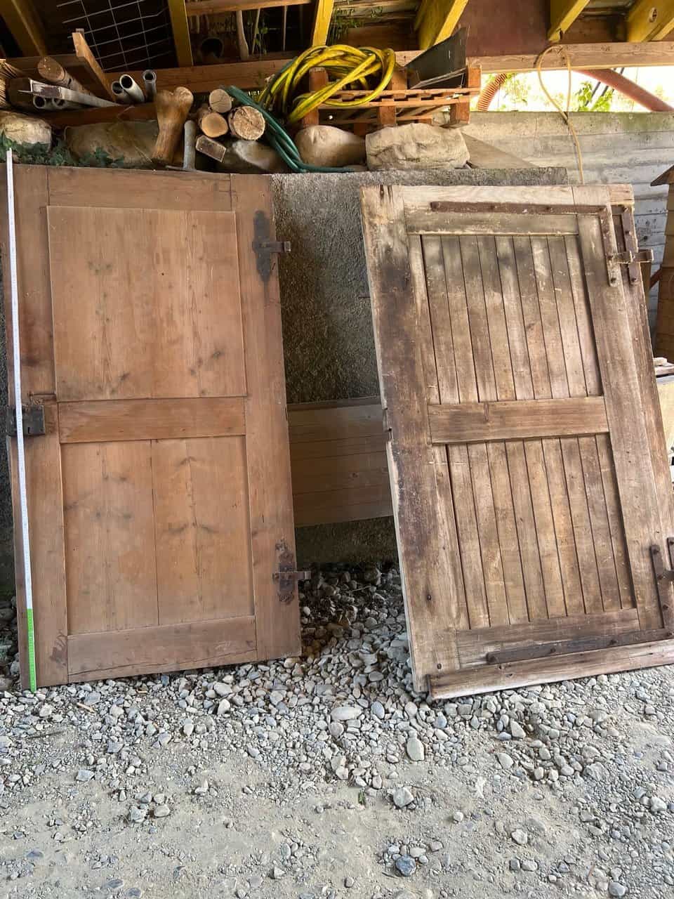 3 Holztüren