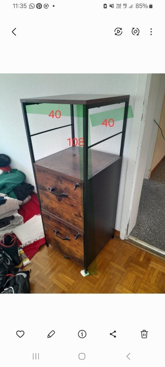 Kleine Kommode/Nachttisch Vintage